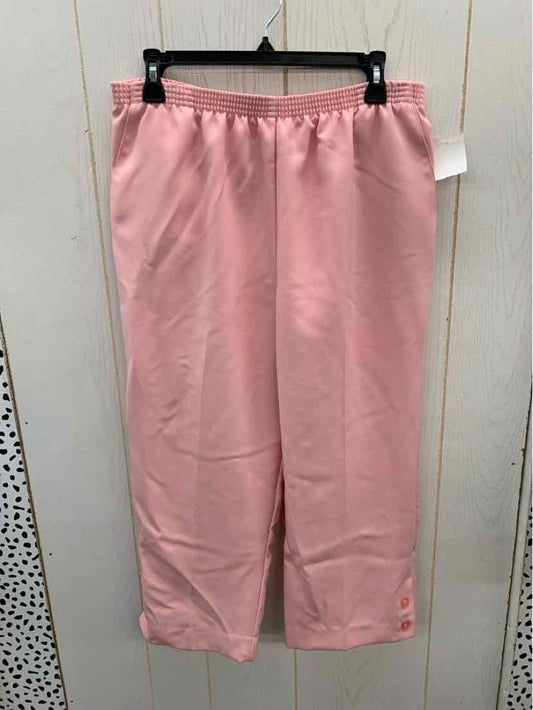 Alfred Dunner Pink Womens Size 8 Pants