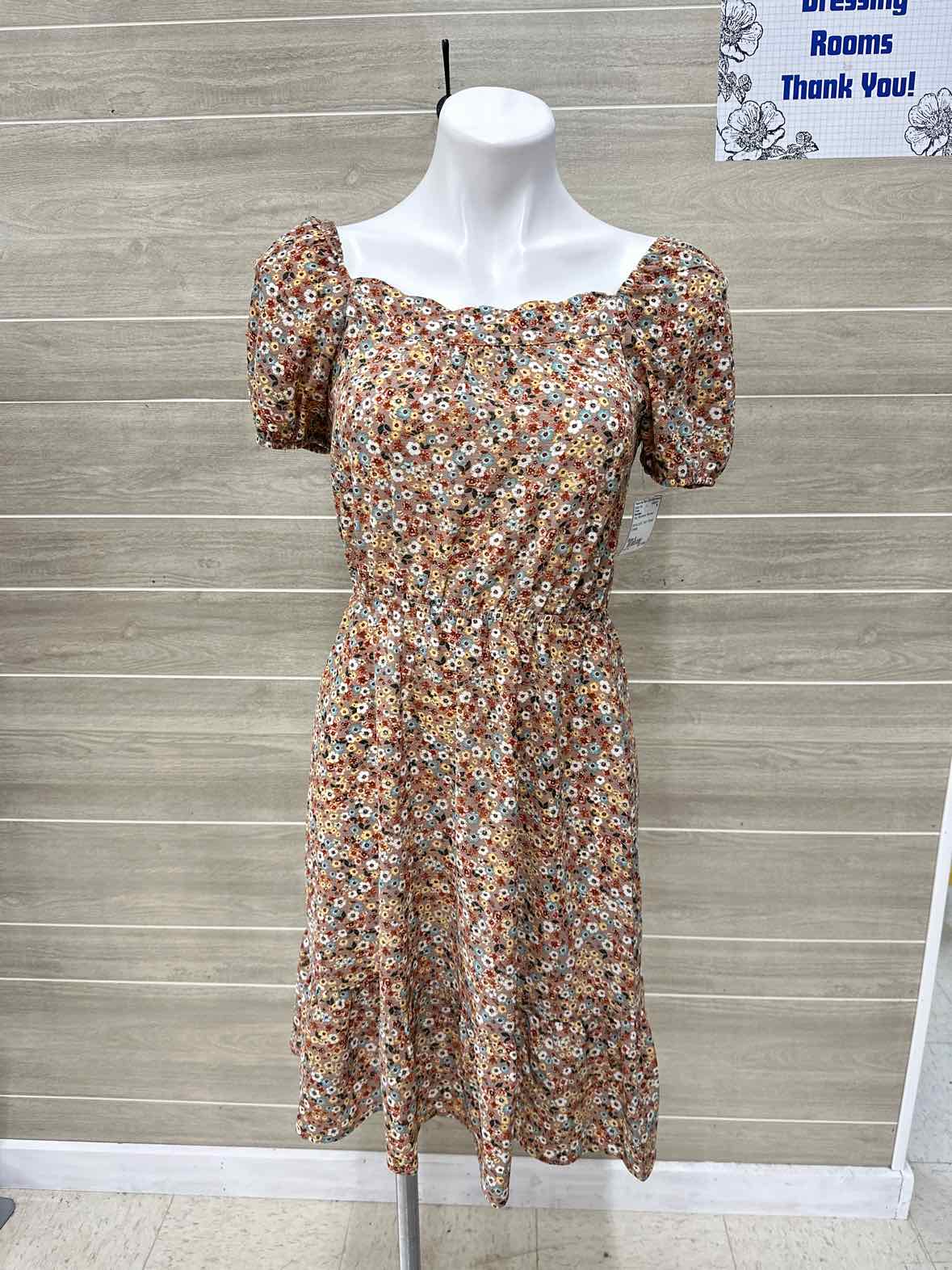 Monteau Tan Womens Women Size 4 Dress