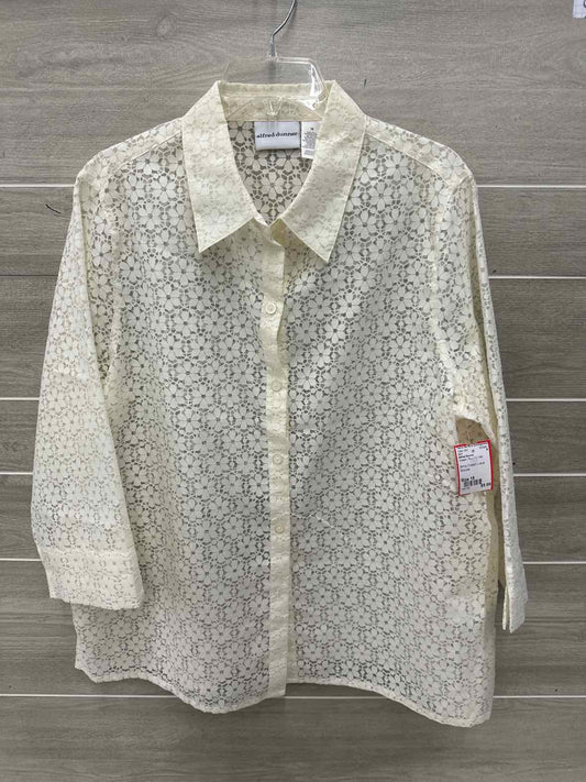Alfred Dunner Size 18 Cream Plus Shirt
