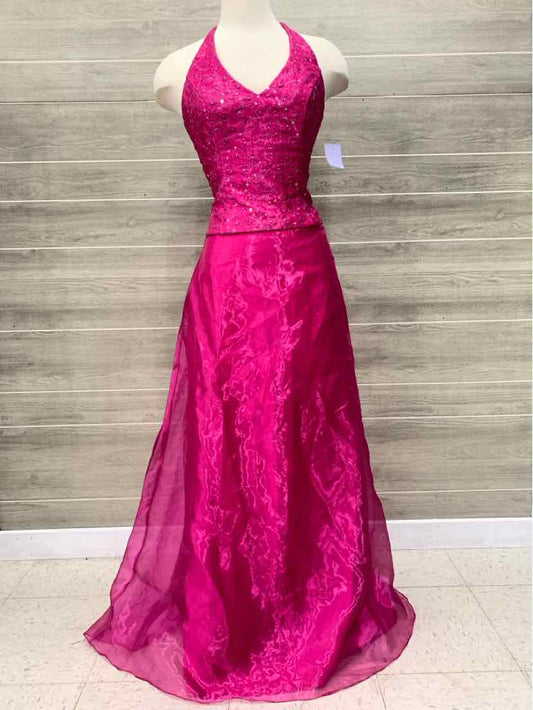Blondie Nites Pink Junior Size 5 Gown/Evening Wear