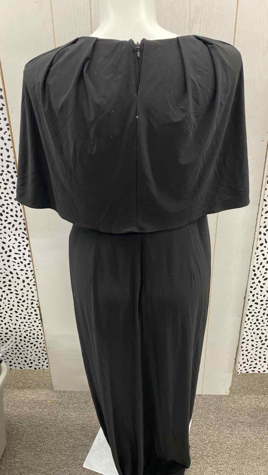 Adrianna Papell Black Womens Size 16 Dress