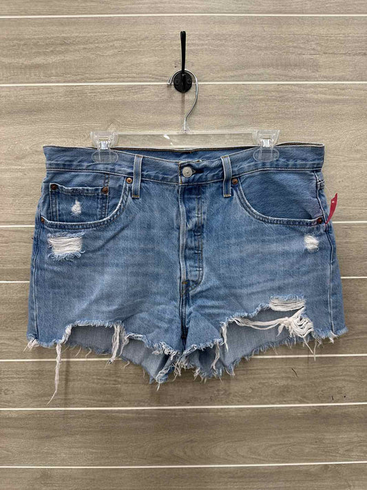 Levis Blue Womens Women Size 14 Shorts