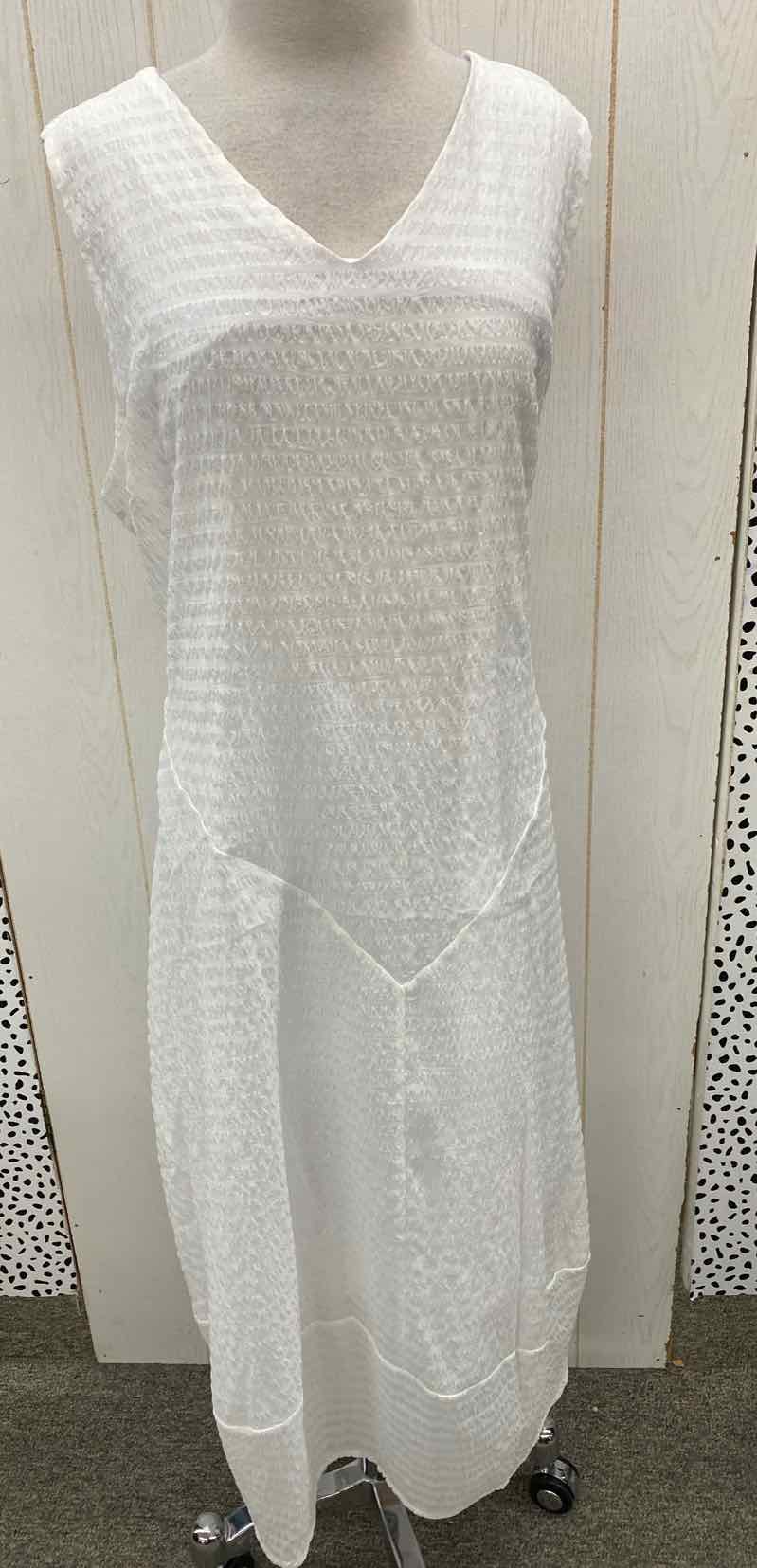 Truth + Style White Womens Size 1X/P Dress