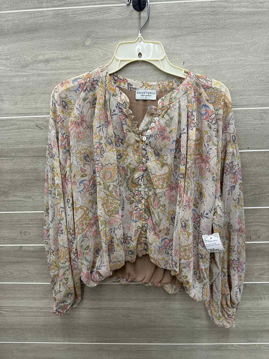 Dress Forum Size M Pink Womens Shirt
