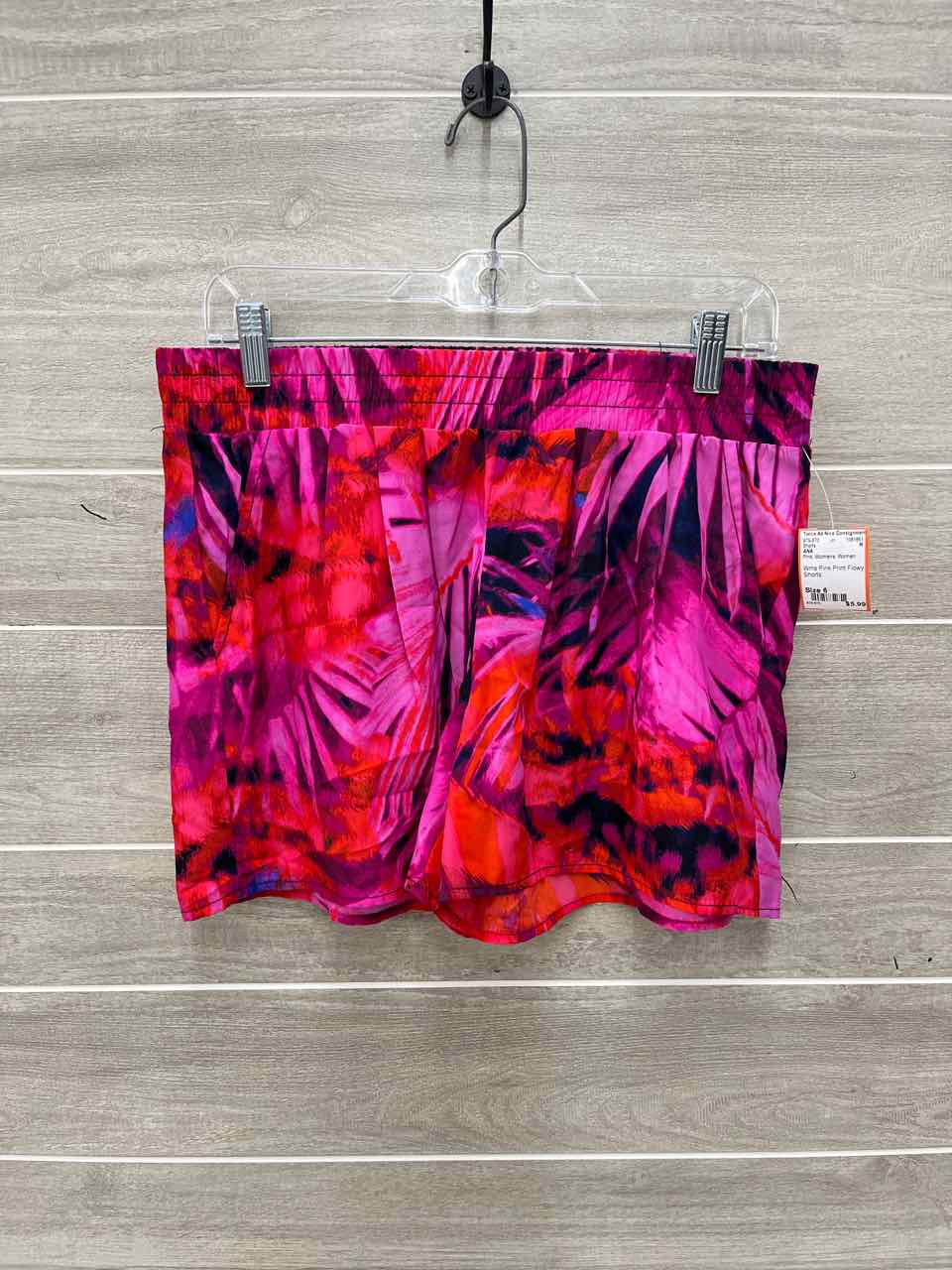 ANA Pink Womens Women Size 6 Shorts
