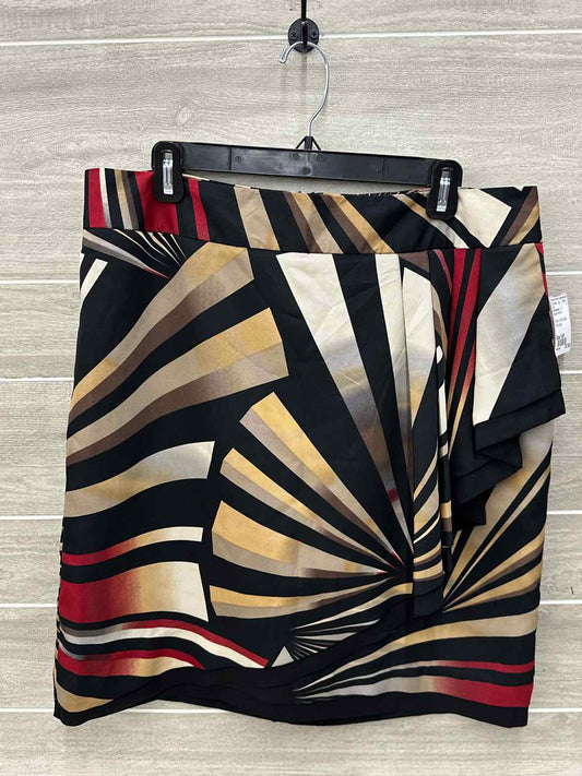 Worthington Black Womens Size 14P Skirt