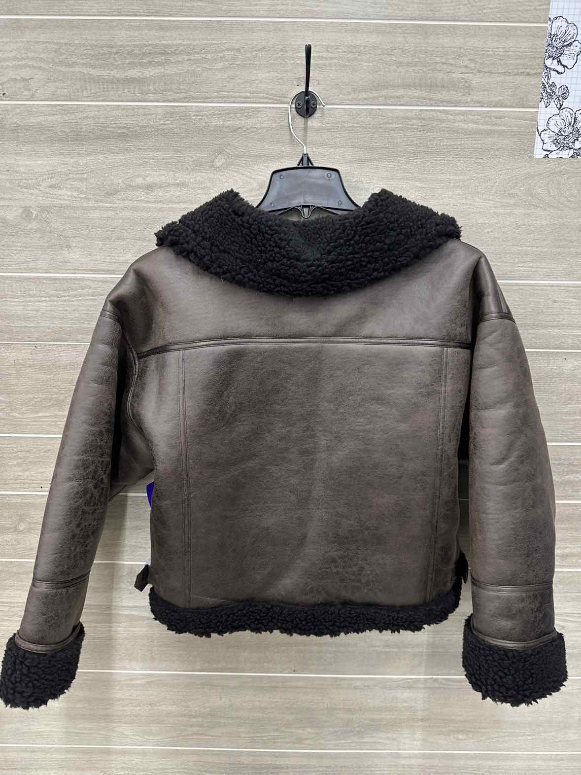 LOFT Size L Brown Womens Jacket (Outdoor)