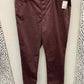 SJB Burgundy Womens Size 16 Tall Pants