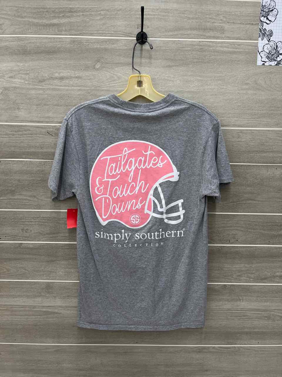 Simply Southern Gray Womens Women Size Small Shirt