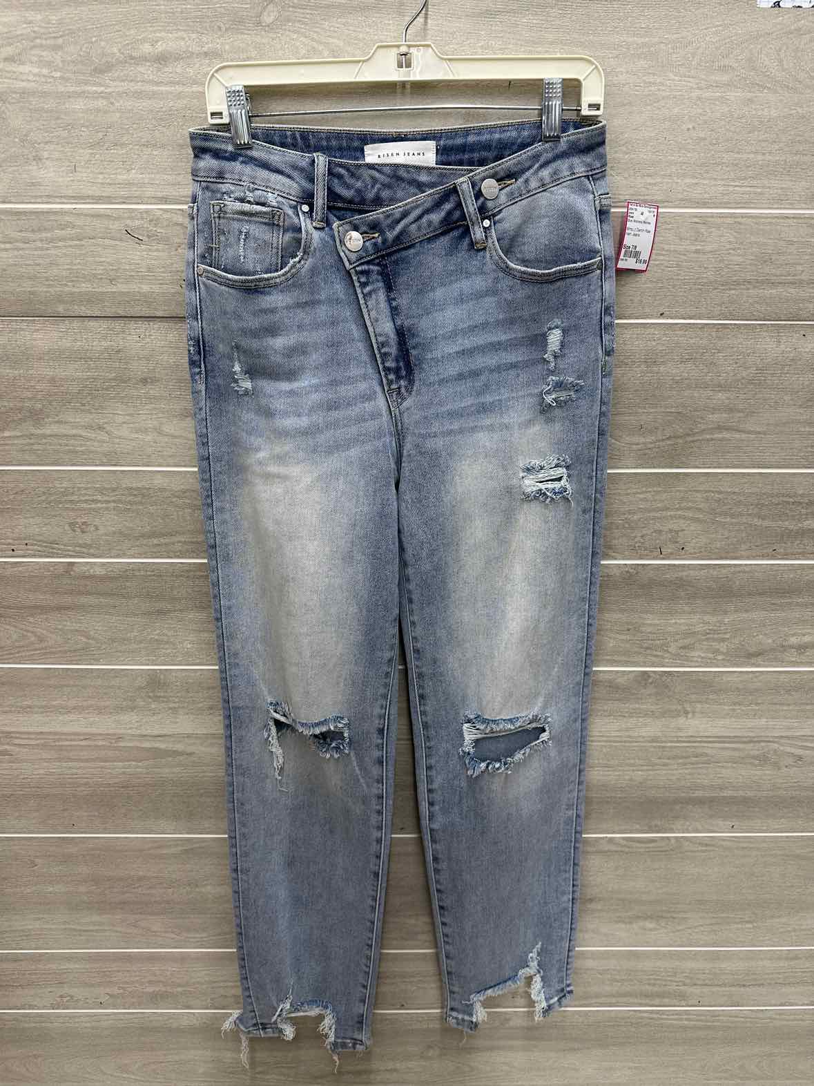 Risen Size 7/8 Blue Womens Jeans