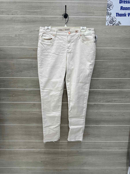 ANA Cream Womens Women Size 10 Jeans