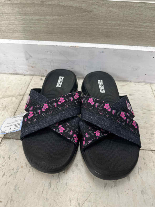 Skechers US Shoe Size 6 Black Womens Sandals