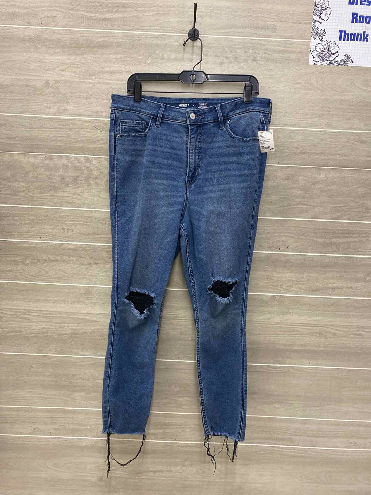Old Navy Blue Womens Size 14 Jeans