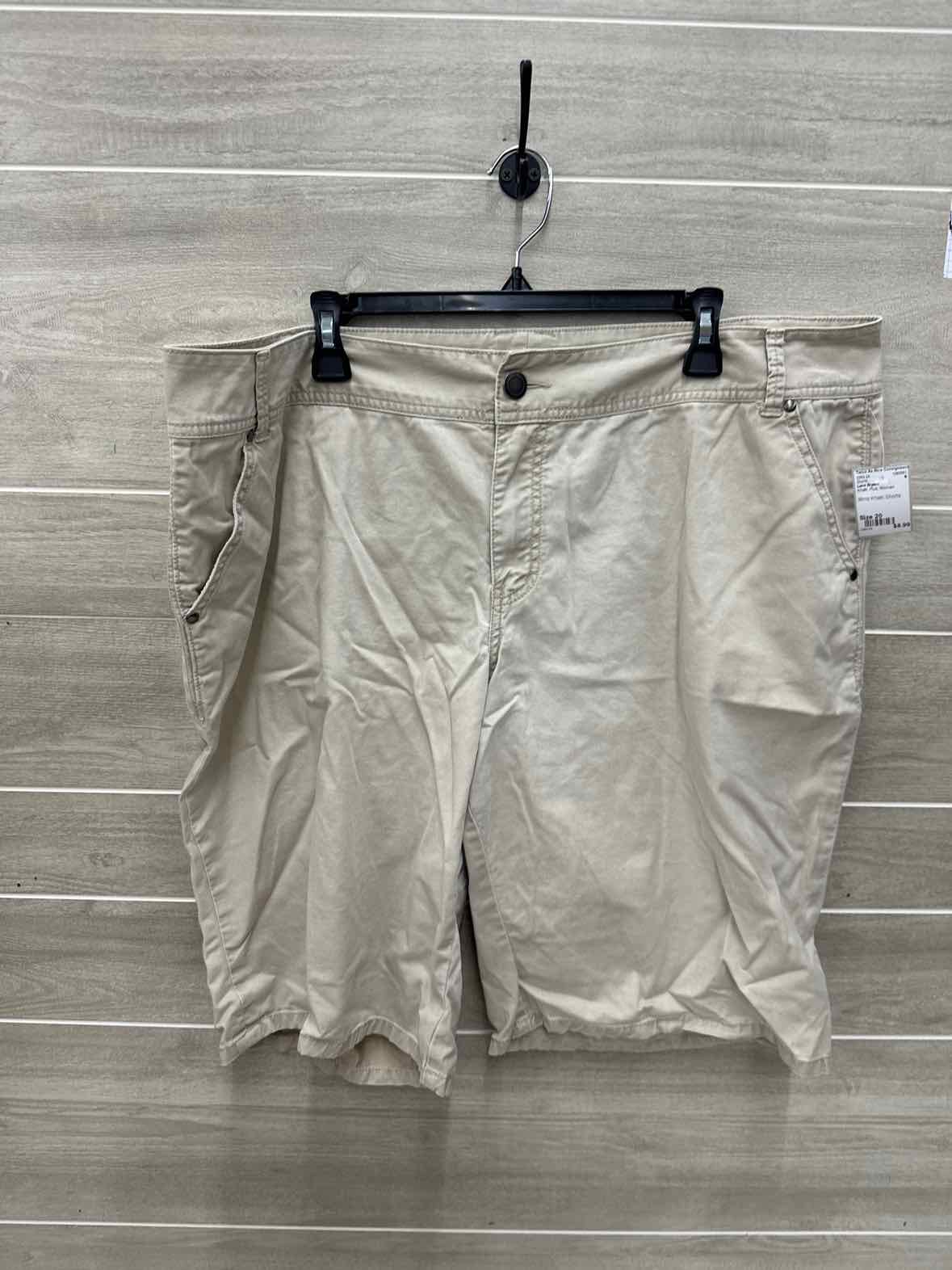 Lane Bryant Size 20 Khaki Plus Shorts