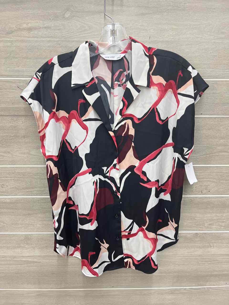 Nine West Size M Black Womens Shirt
