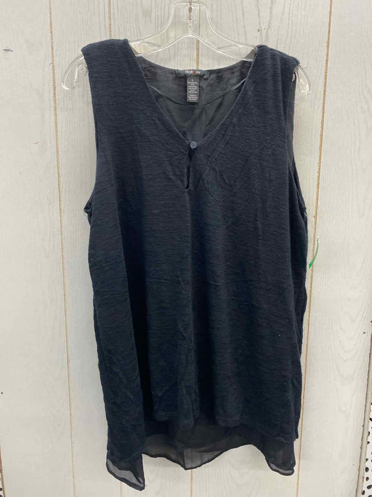 Style & Co Black Womens Size L Tank Top