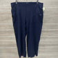 Max Studio Size 1X Navy Plus Pants
