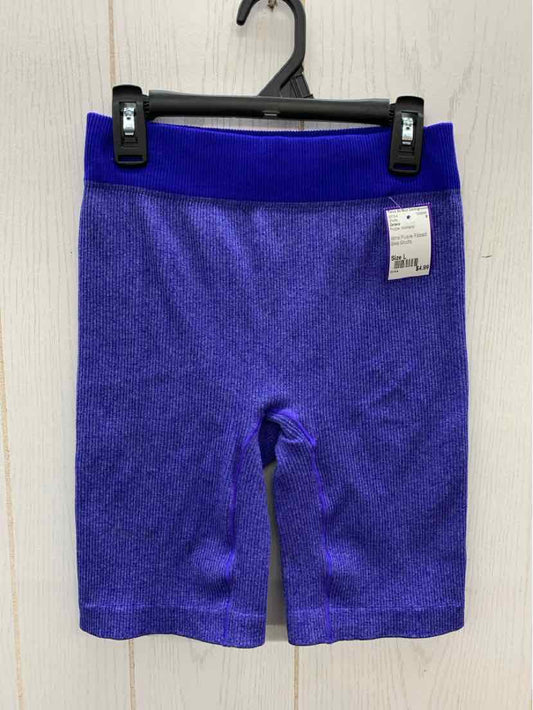 Zenana Purple Womens Size L Shorts