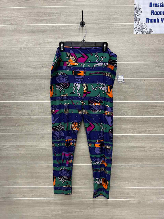 Lularoe Size 20/22 Green Womens Leggings