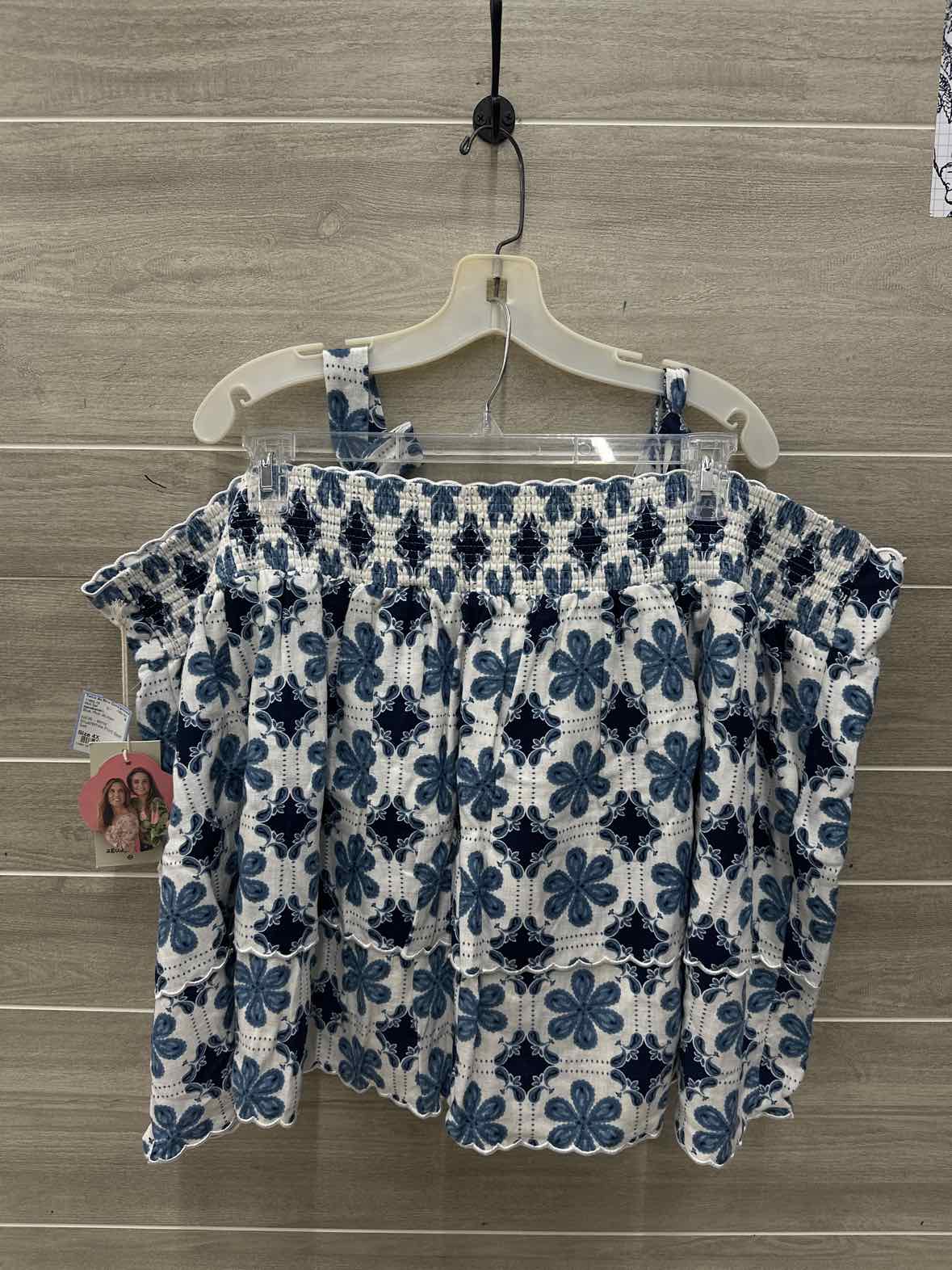 aguabendita Size 4X Blue Plus Skirt Set