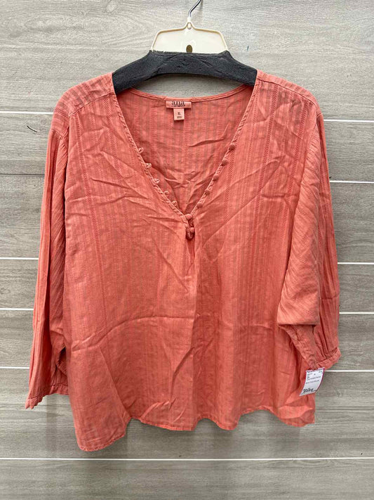 ANA Size XL Coral Womens Shirt