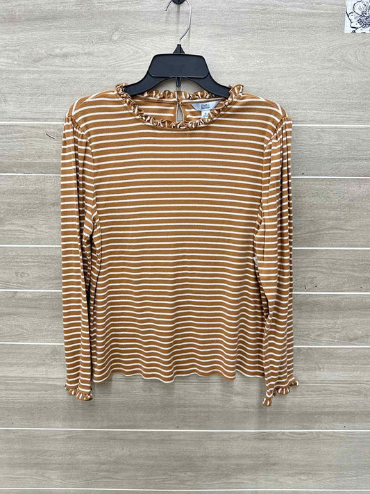Croft & Barrow Mustard Womens Women Size XL Shirt