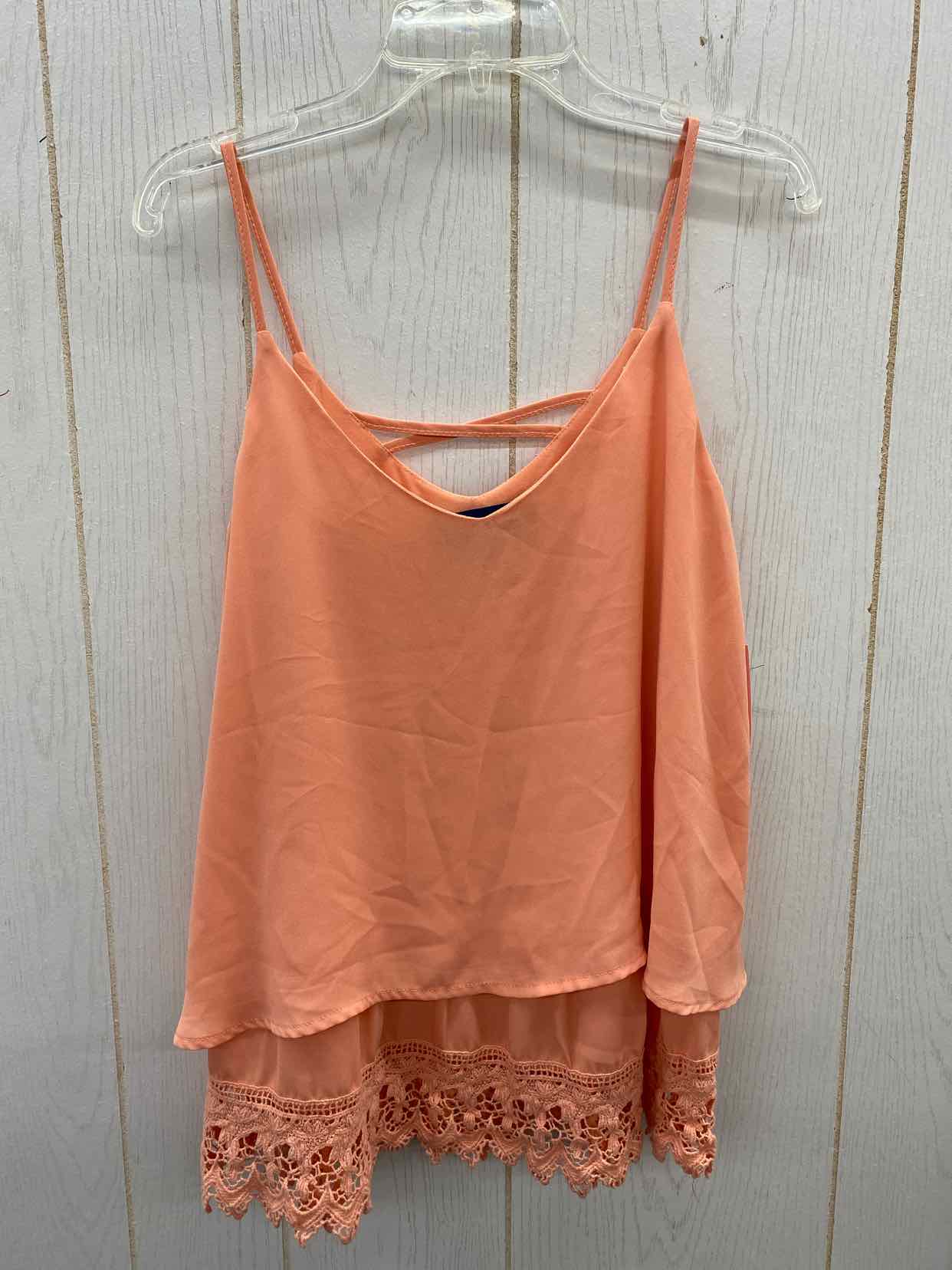 Blue Rain Coral Womens Size Small Tank Top