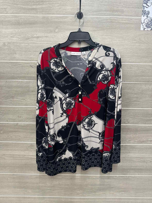 Susan Graver Red Womens Women Size 18/20 Shirt