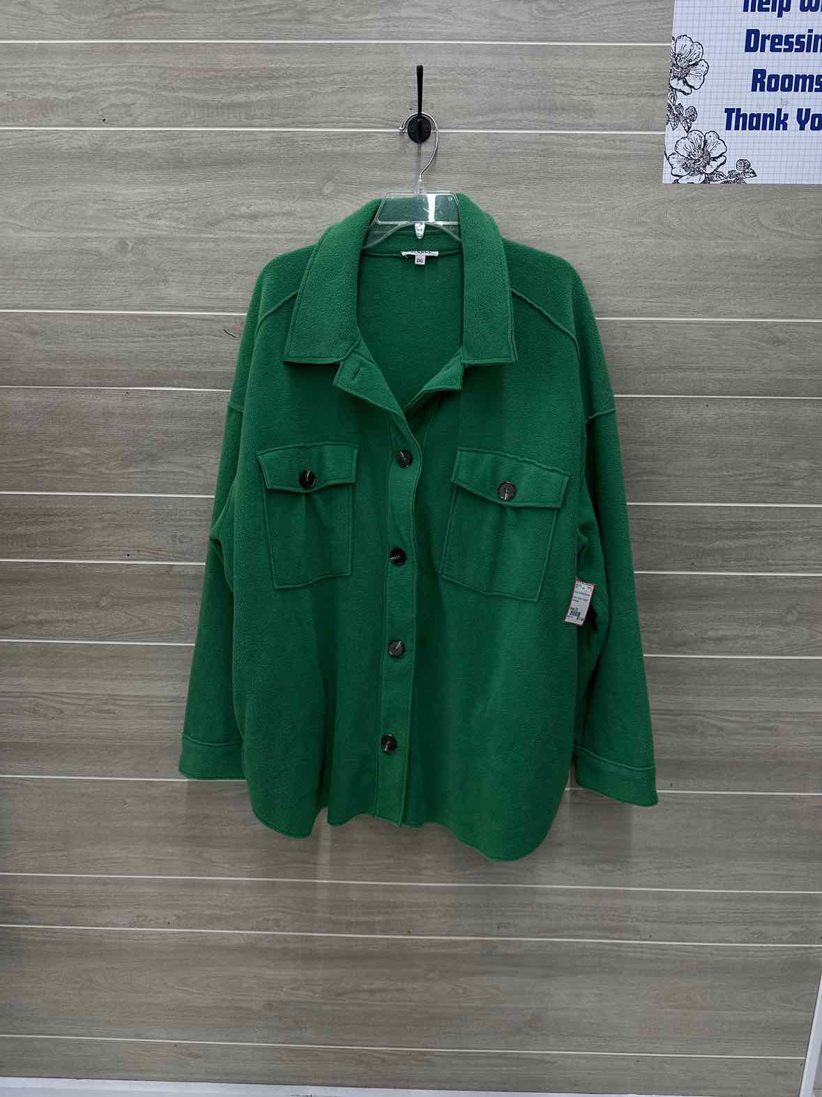 Green Womens Women Size 2X Shirt