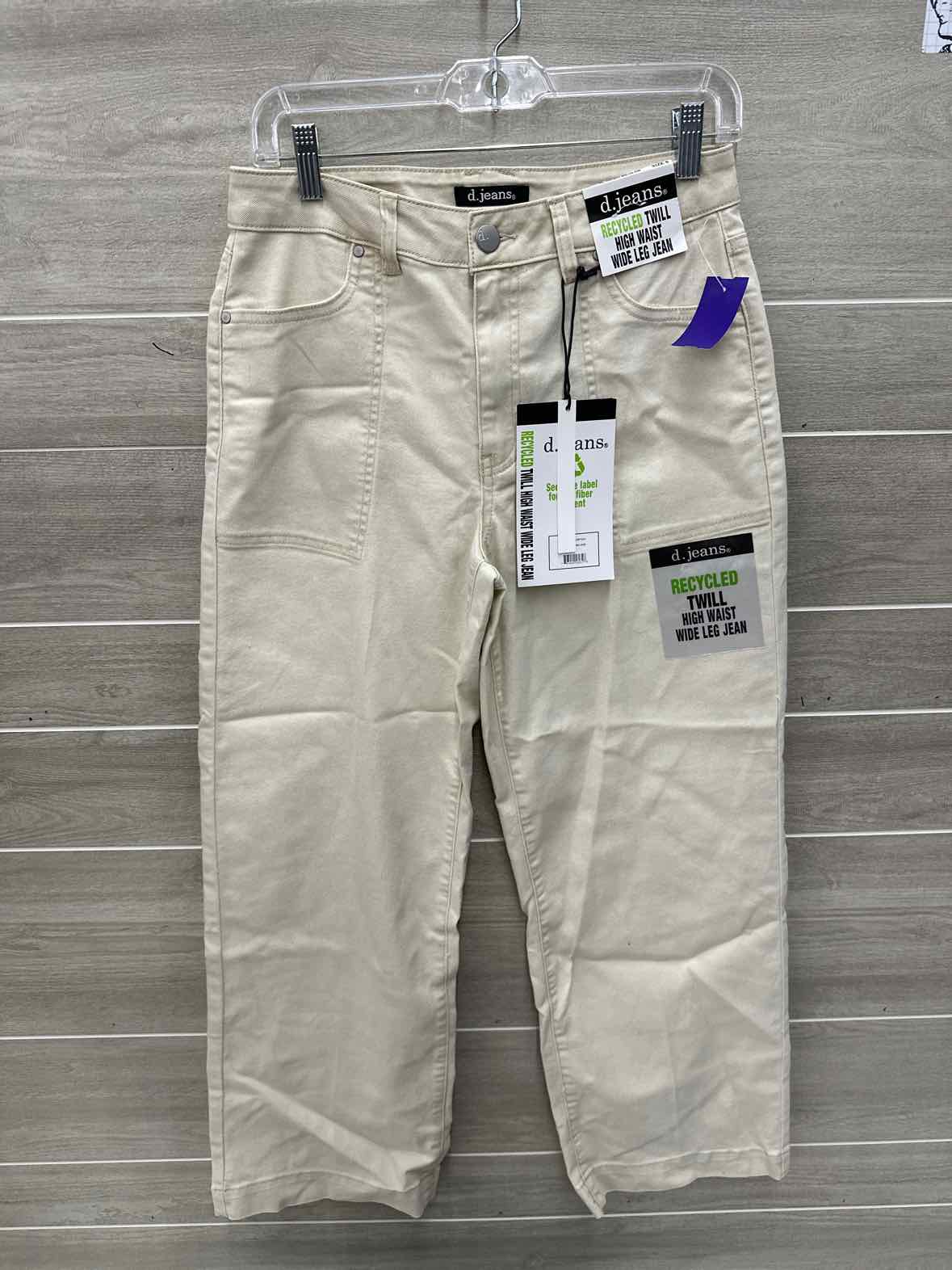 d. Jeans Size 6 Cream Womens Jeans