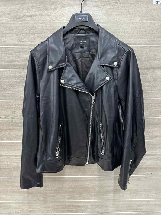 Torrid Black Womens Size 3X/4X Jacket (Outdoor)