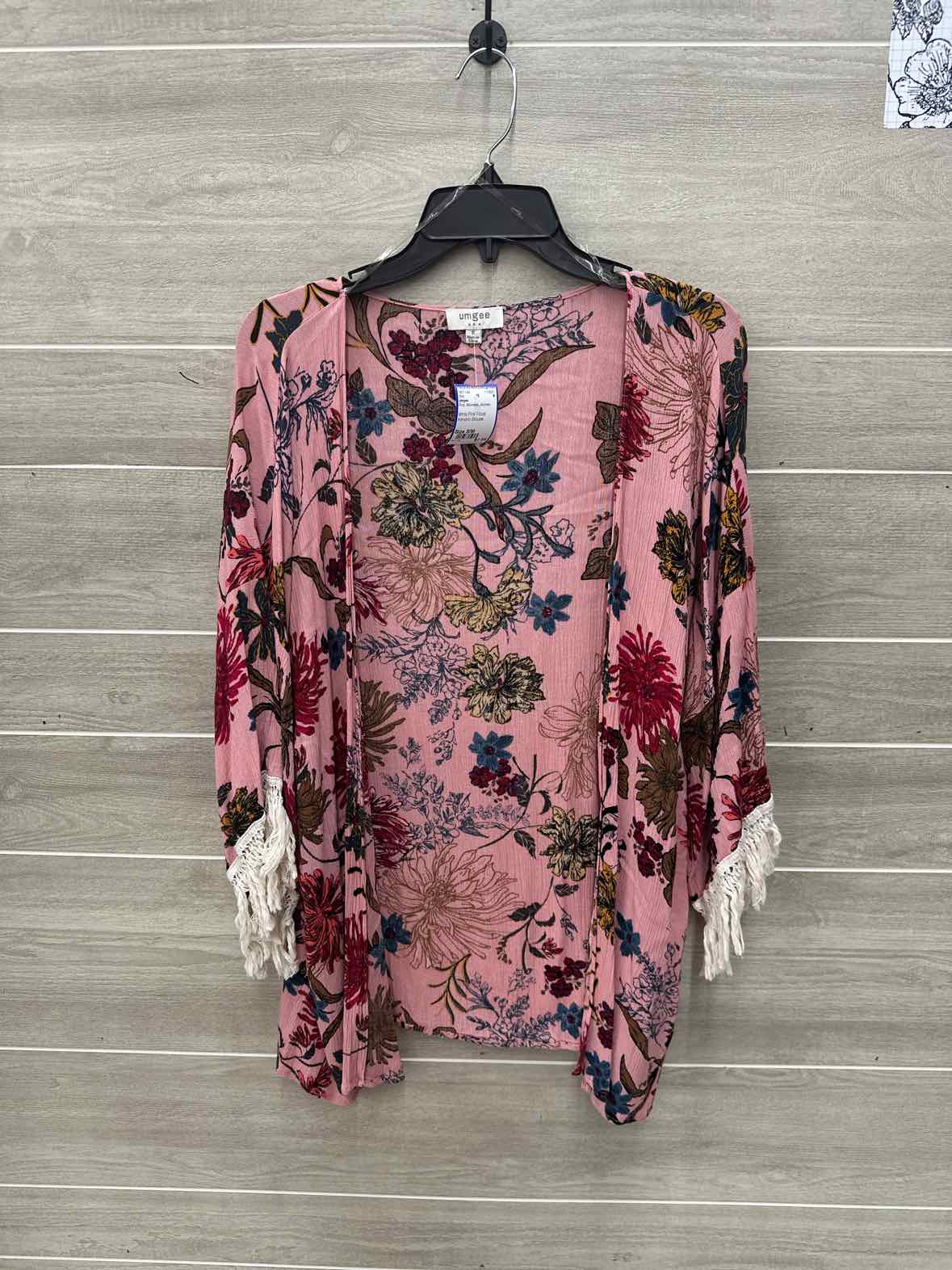 Umgee Size S/M Pink Womens Shirt