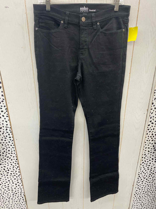 SOHO Black Womens Size 10 Tall Jeans