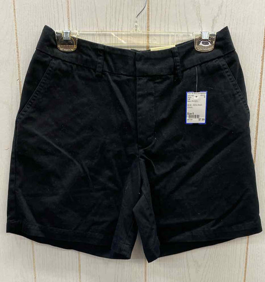 SJB Black Womens Size 6 Shorts