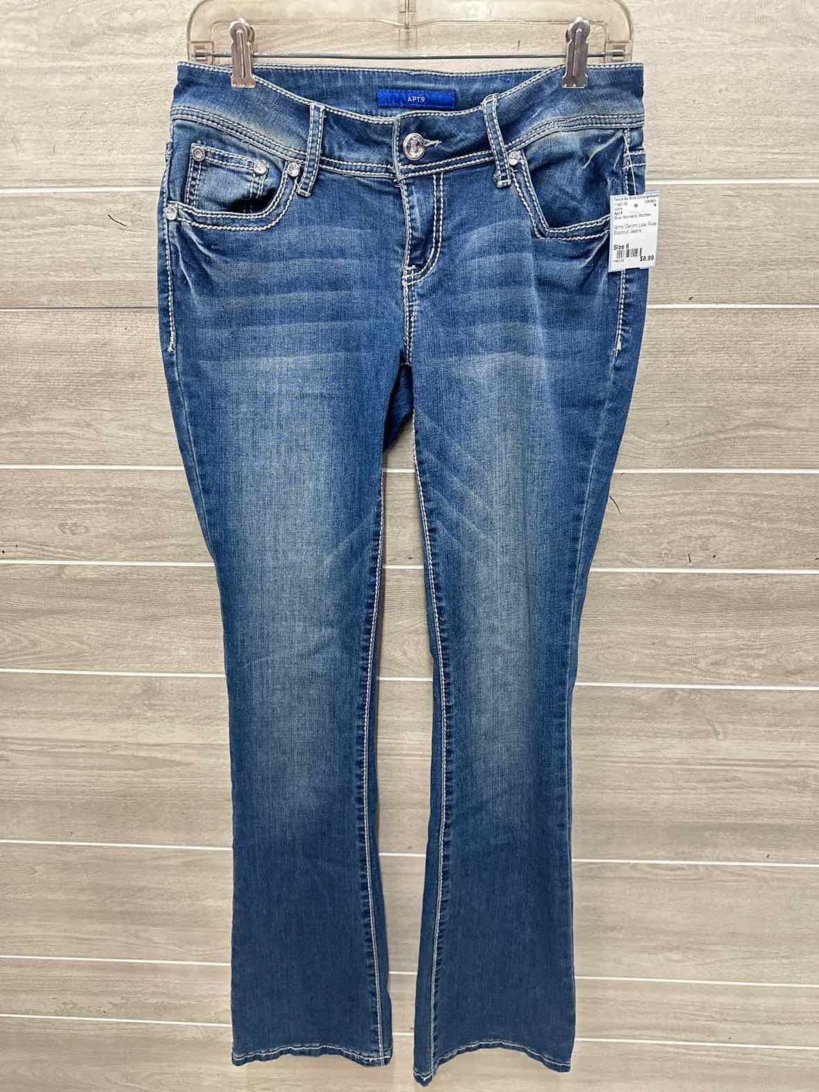 Apt 9 Size 6 Blue Womens Jeans