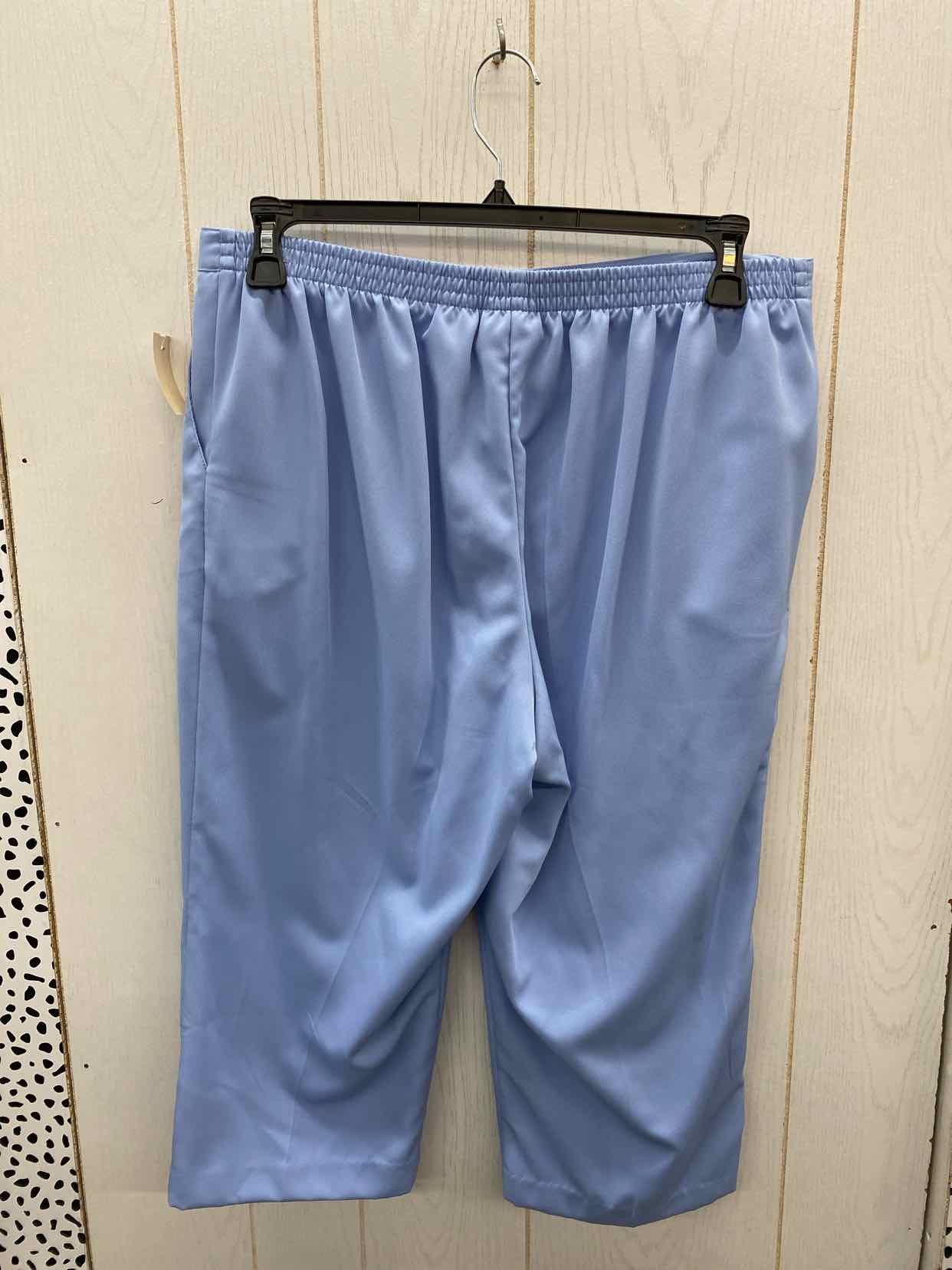 Alfred Dunner Blue Womens Size 16 Pants