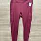PINK Size L Burgundy Womens Leggings
