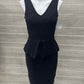 Ganni Size 2 Black Womens Dress