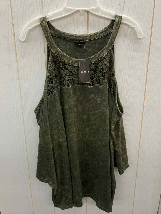 Torrid Olive Womens Size 18/20 Shirt