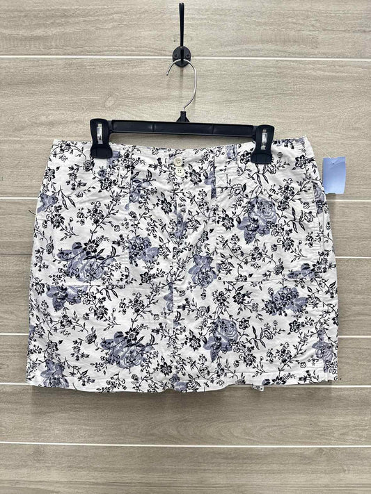 Gloria Vanderbilt Size 12 White Womens Skirt