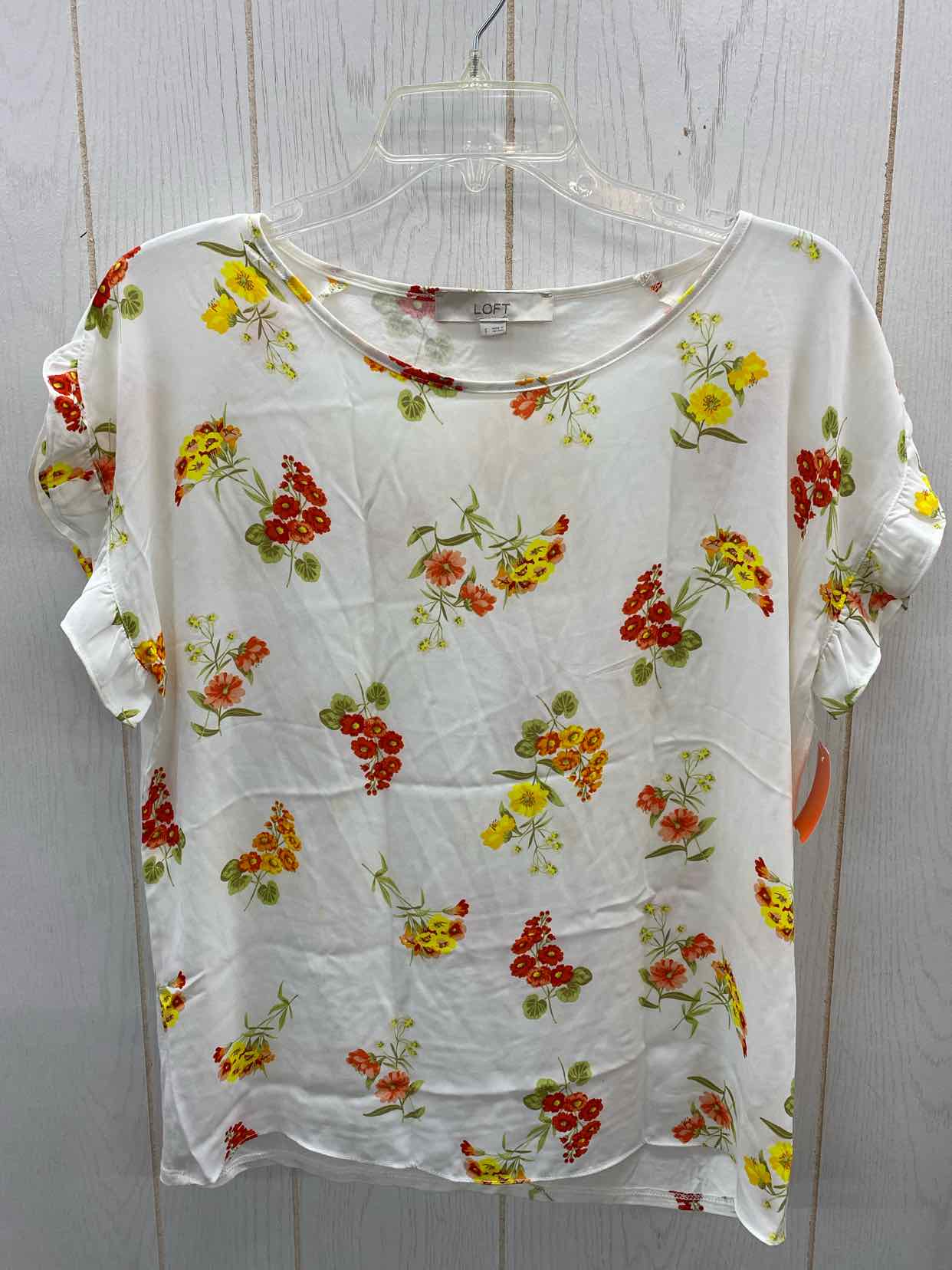 LOFT White Womens Size Small Shirt