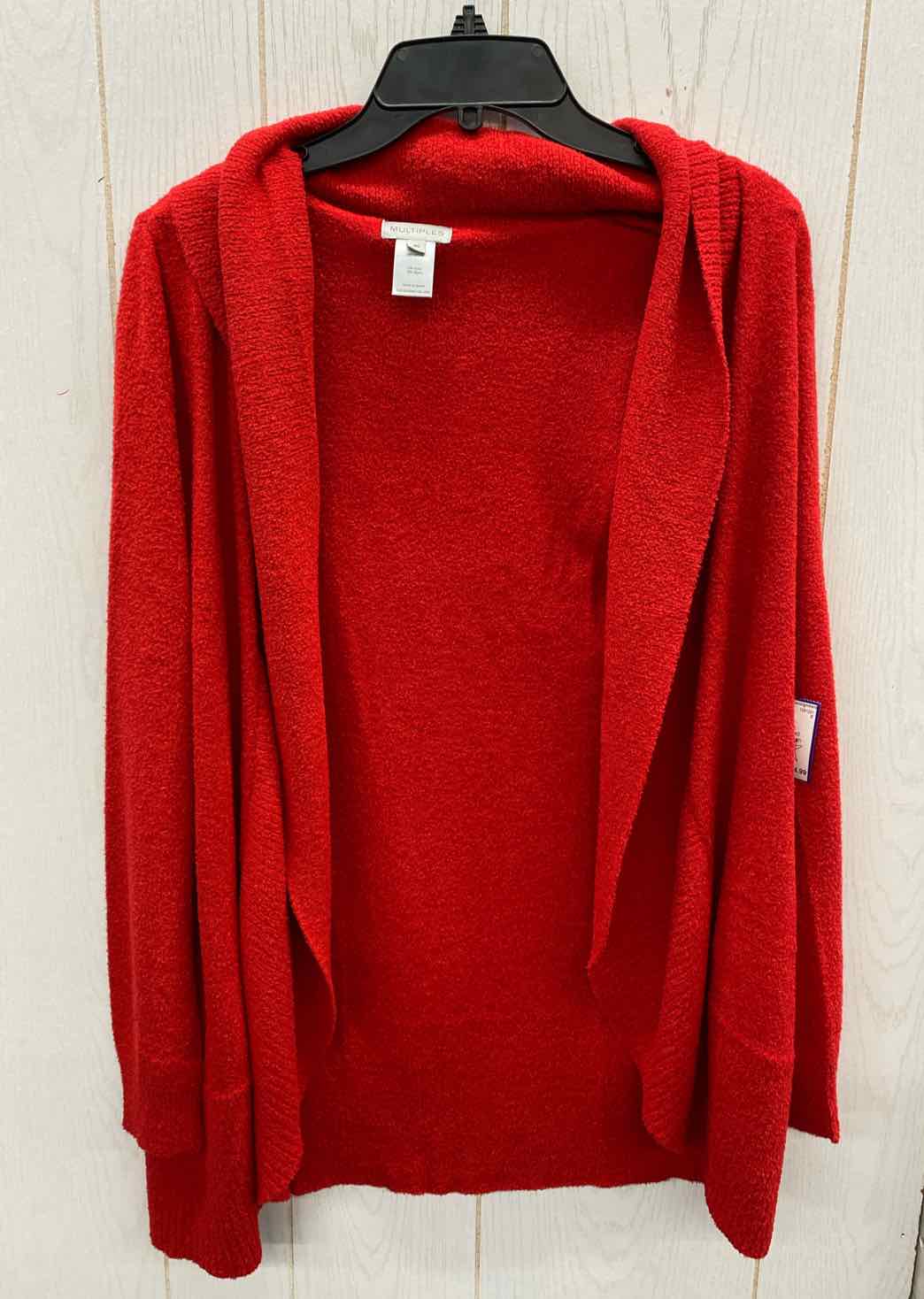 Multiples Red Womens Size XS Sweater