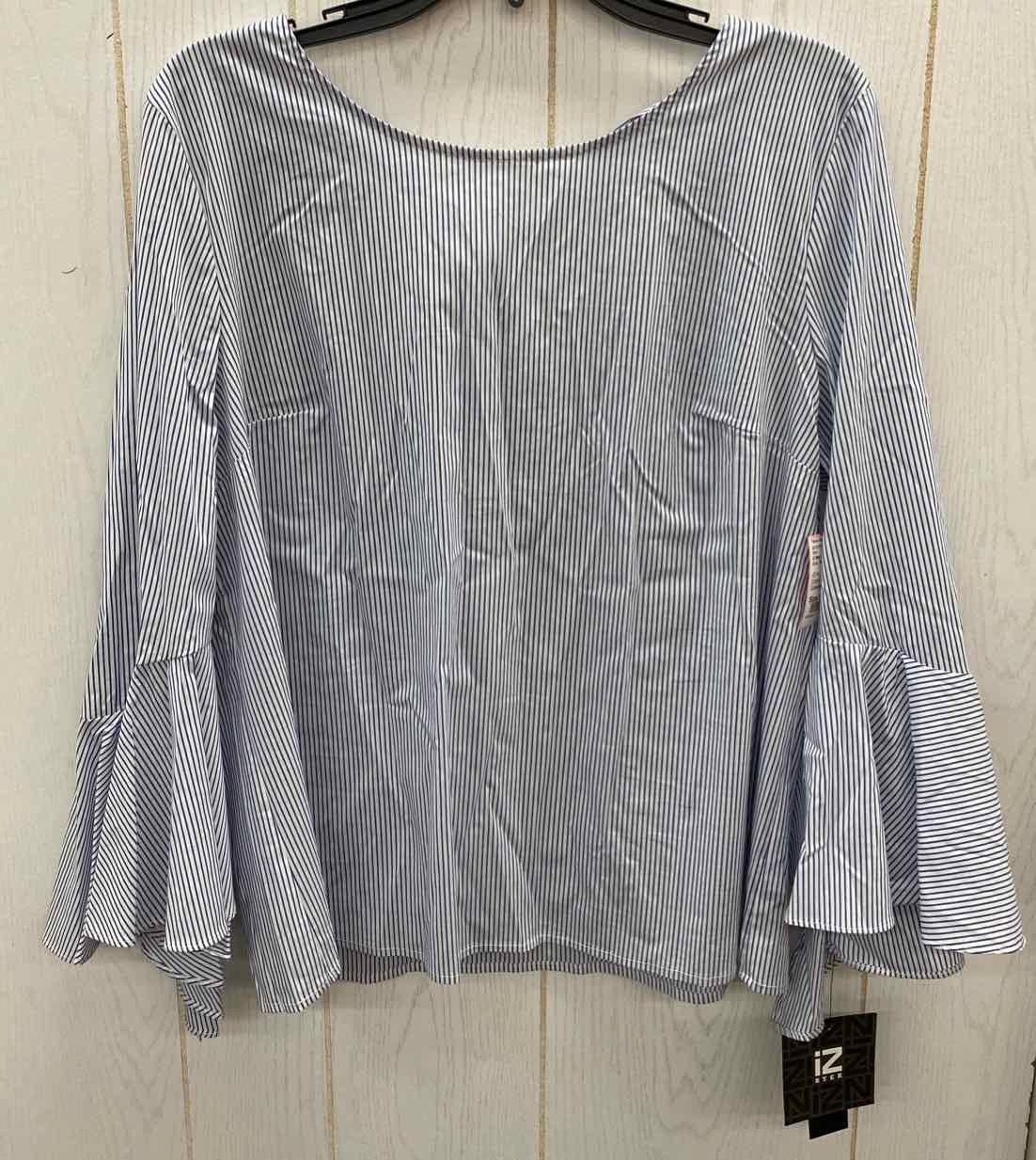 IZ Byer Blue Womens Size L/XL Shirt