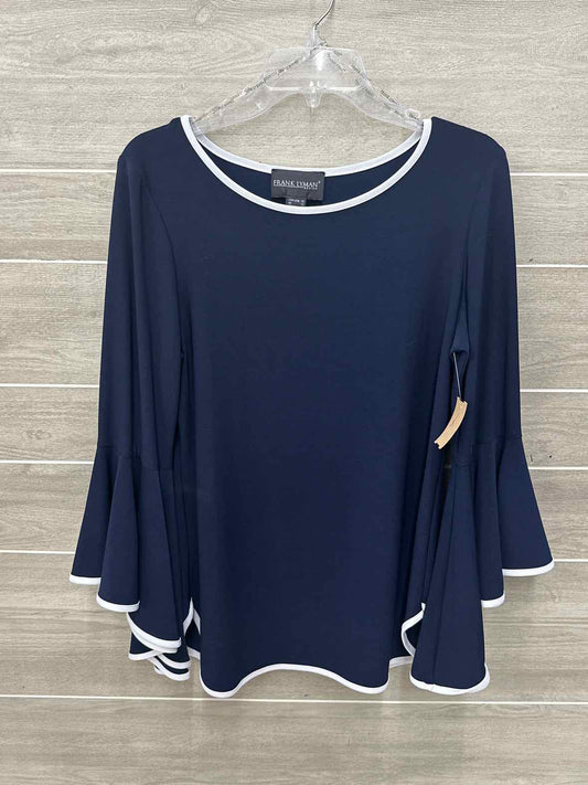 Frank Lyman Blue Womens Size M Shirt