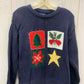 Quacker Factory Black Womens Size 1X Sweater