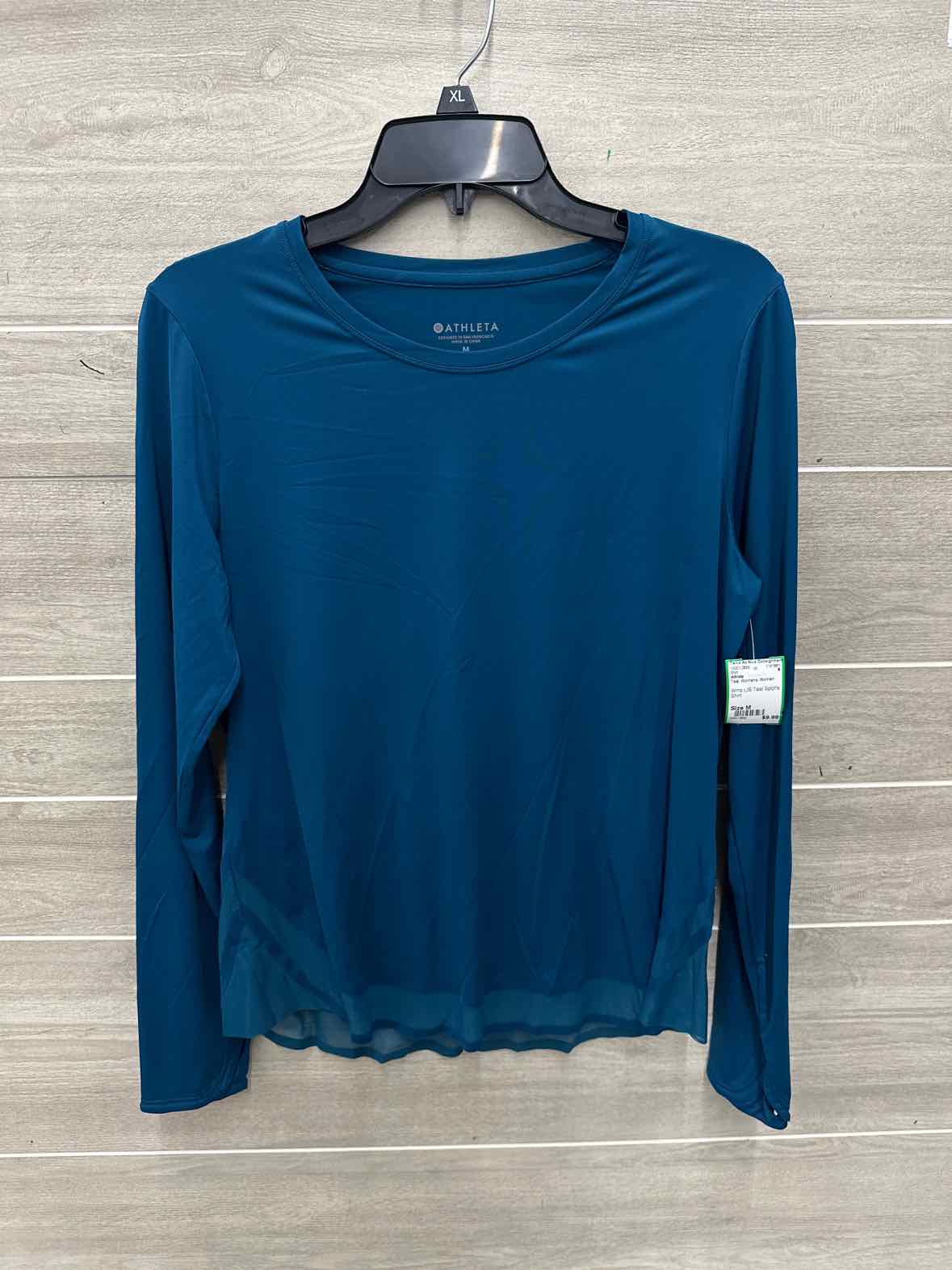 Athleta Size M Teal Womens Shirt