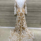 Tan Womens Size 10/12 Gown/Evening Wear