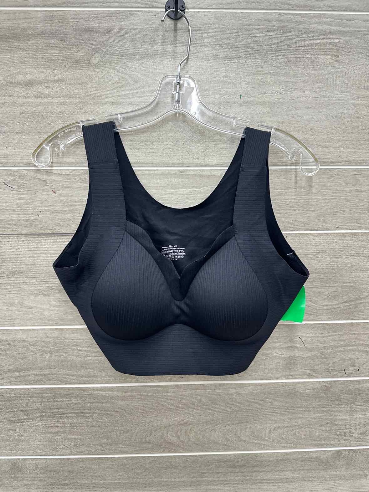 Size Plus Black Plus Bra