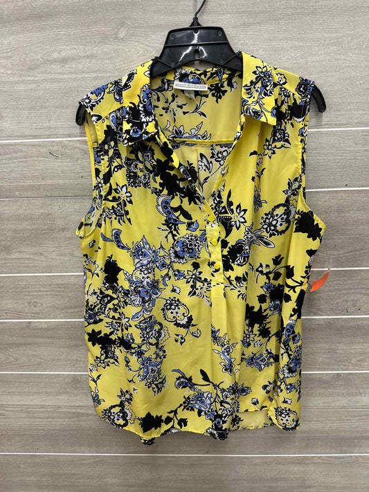 Dana Buchman Size XL Yellow Womens Shirt