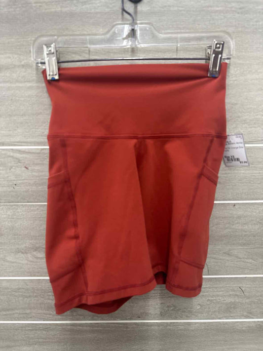 Colorfulkoala Size XS Orange Womens Shorts